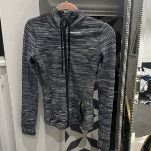 lululemon Gray Define Striped Women's Jacket